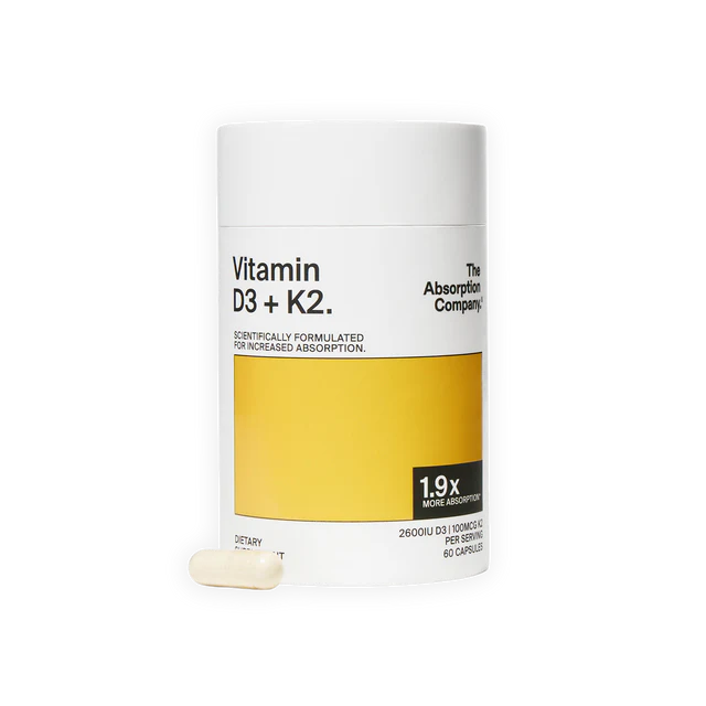 AbsorbMore Vitamin D3 + K2 by The Absorption Company