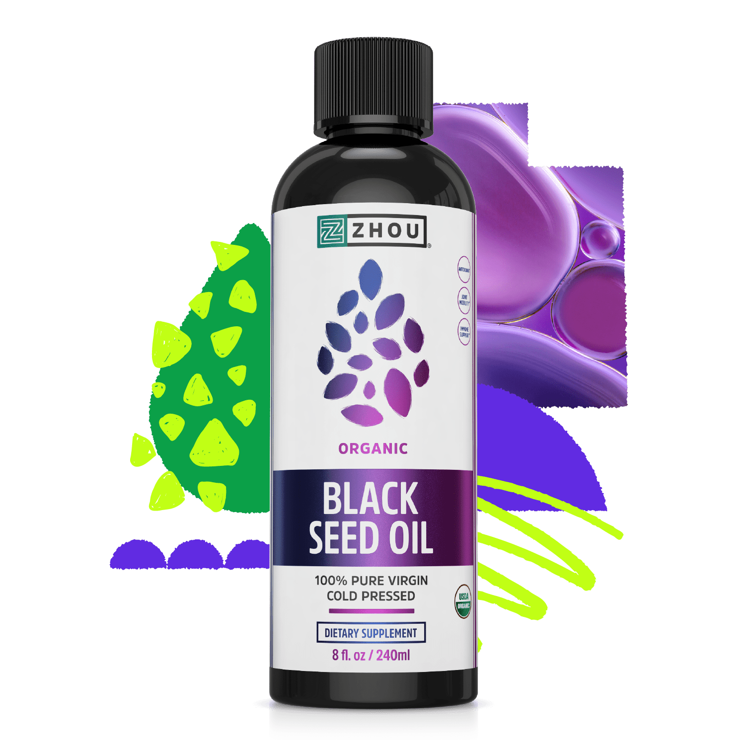Zhou Nutrition Organic Black Seed Oil